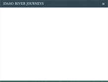 Tablet Screenshot of idahoriverjourneys.com